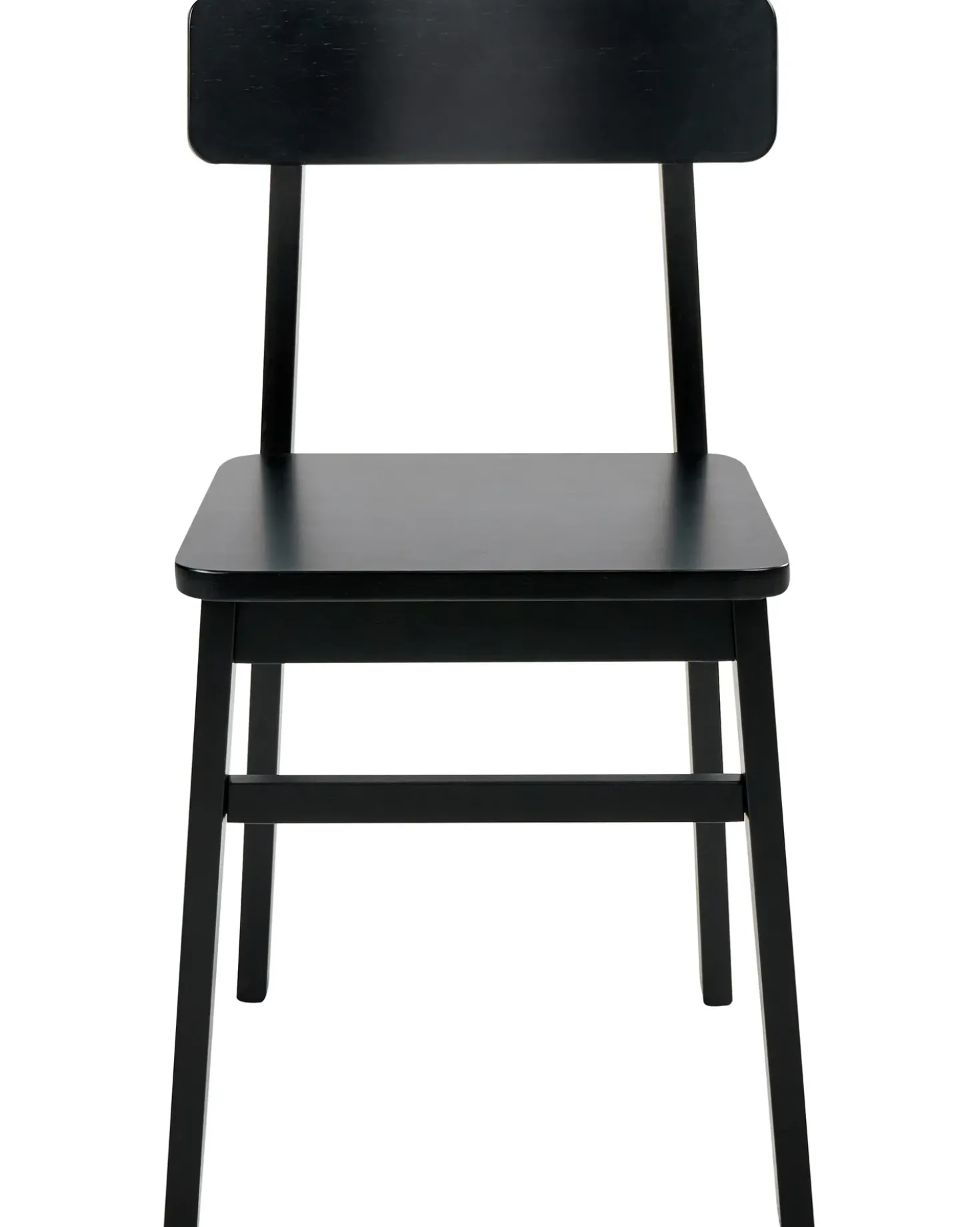 Set di 2 sedie da pranzo GORRE Legno Nero