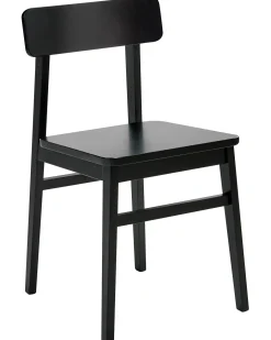 Set di 2 sedie da pranzo GORRE Legno Nero