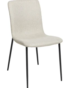 Set di 4 sedie da pranzo GLENDIVE Tessuto Beige chiaro