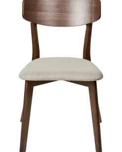 Set di 2 sedie da pranzo HOPE Legno Marrone/Beige
