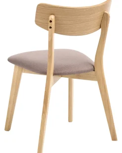 Set di 2 sedie da pranzo HOPE Legno Marrone chiaro/Marrone
