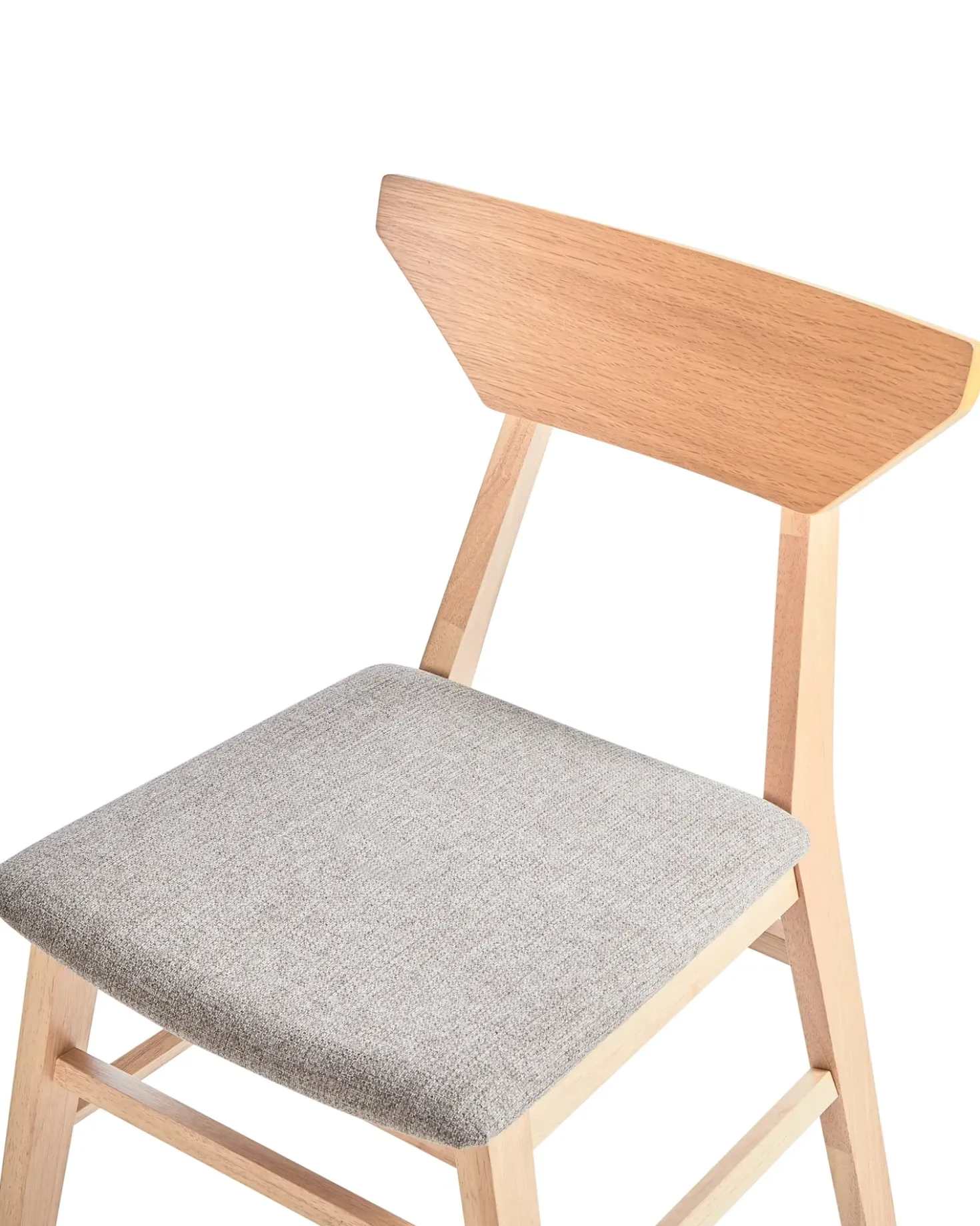 Set di 2 sedie da pranzo HOPKINS Legno Marrone chiaro