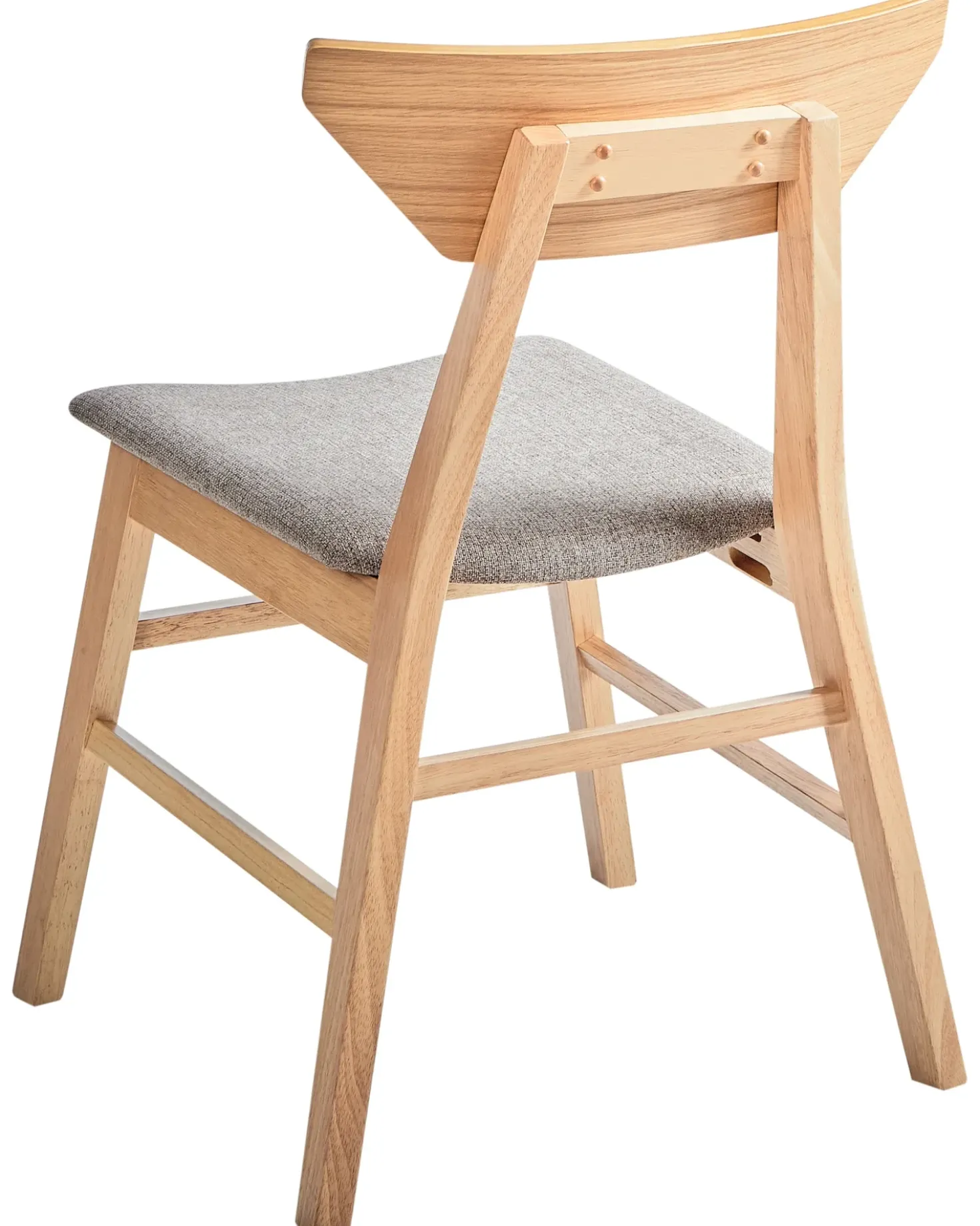 Set di 2 sedie da pranzo HOPKINS Legno Marrone chiaro