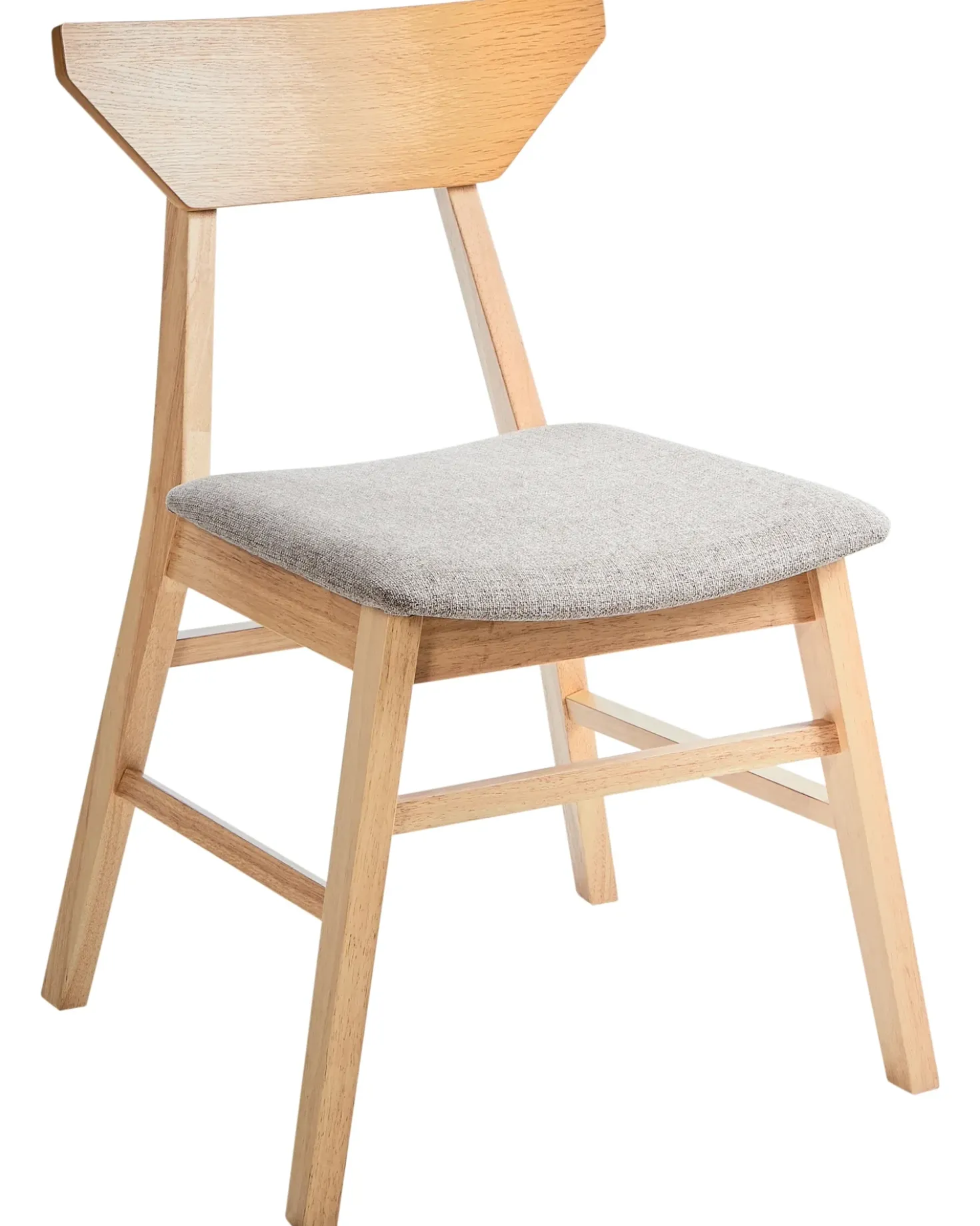 Set di 2 sedie da pranzo HOPKINS Legno Marrone chiaro