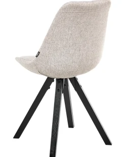 Set di 2 sedie da pranzo HEDLEY Tessuto Beige