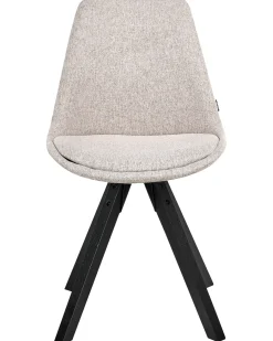 Set di 2 sedie da pranzo HEDLEY Tessuto Beige
