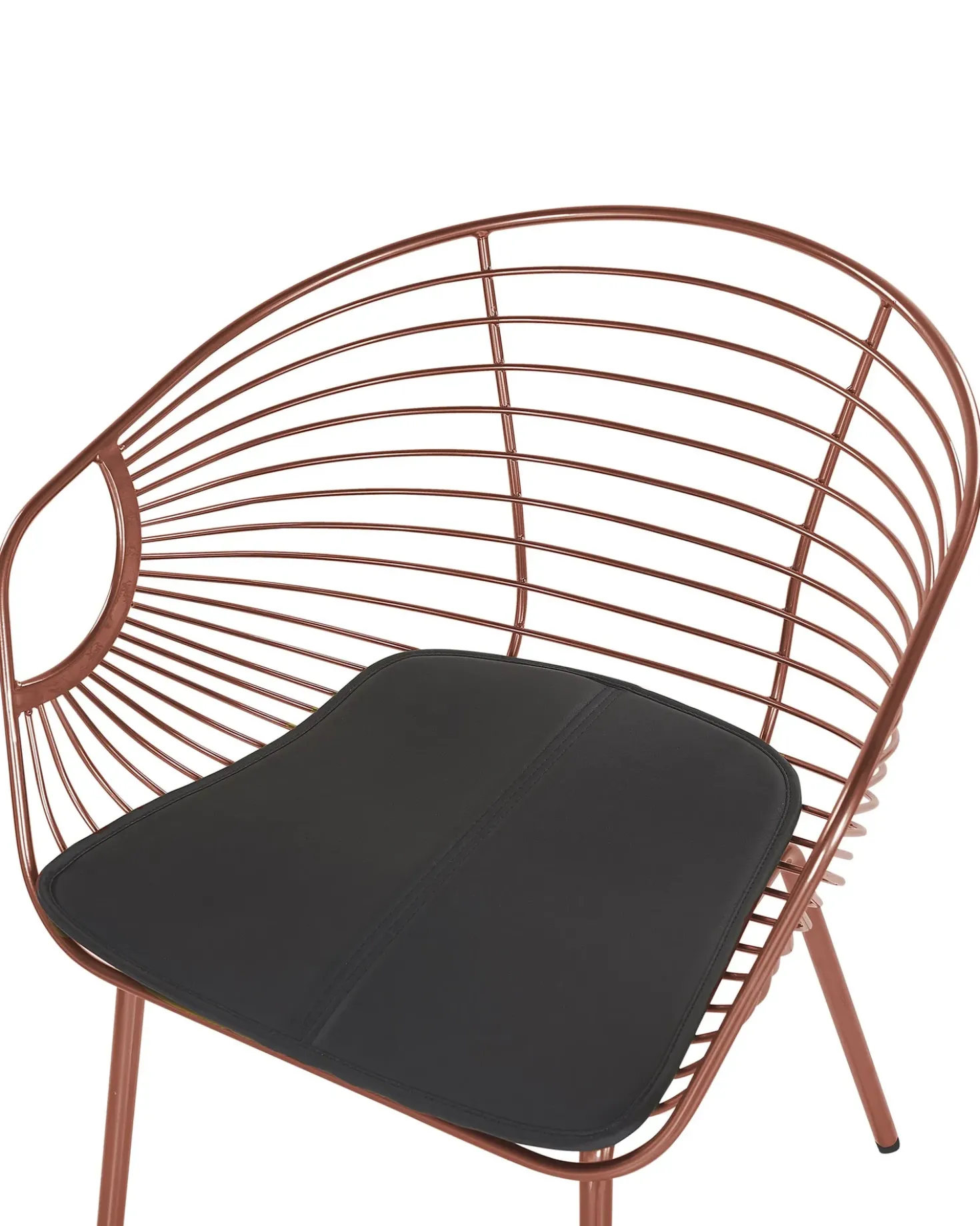 Set di 2 sedie da pranzo HOBACK Metallo Rame