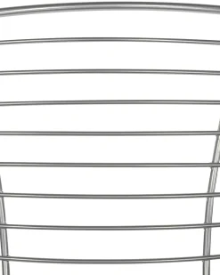 Set di 2 sedie da pranzo HOBACK Metallo Argento