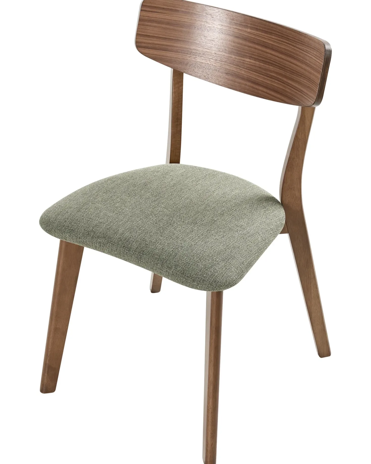 Set di 2 sedie da pranzo HOPE Legno Marrone scuro/Verde