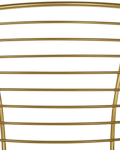 Set di 2 sedie da pranzo HOBACK Metallo Oro