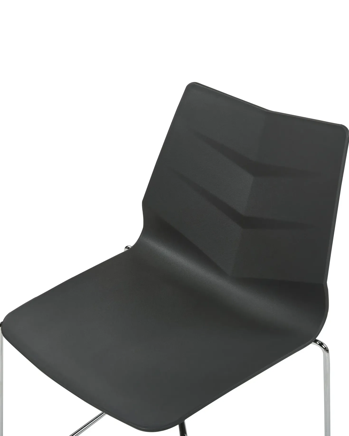 Set di 4 sedie da pranzo HARTLEY Grigio scuro