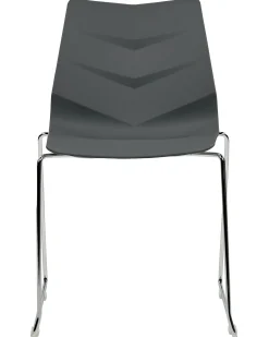 Set di 4 sedie da pranzo HARTLEY Grigio scuro
