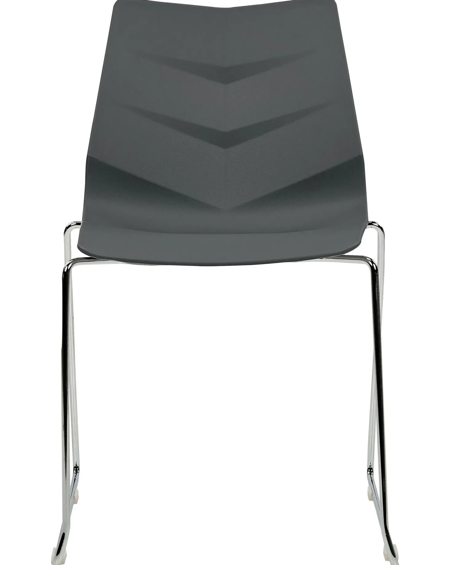 Set di 4 sedie da pranzo HARTLEY Grigio scuro