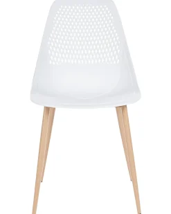 Set di 4 sedie da pranzo HAZELTON Bianco