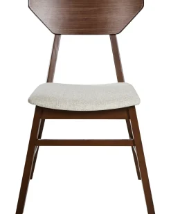 Set di 2 sedie da pranzo HOPKINS Legno Marrone scuro