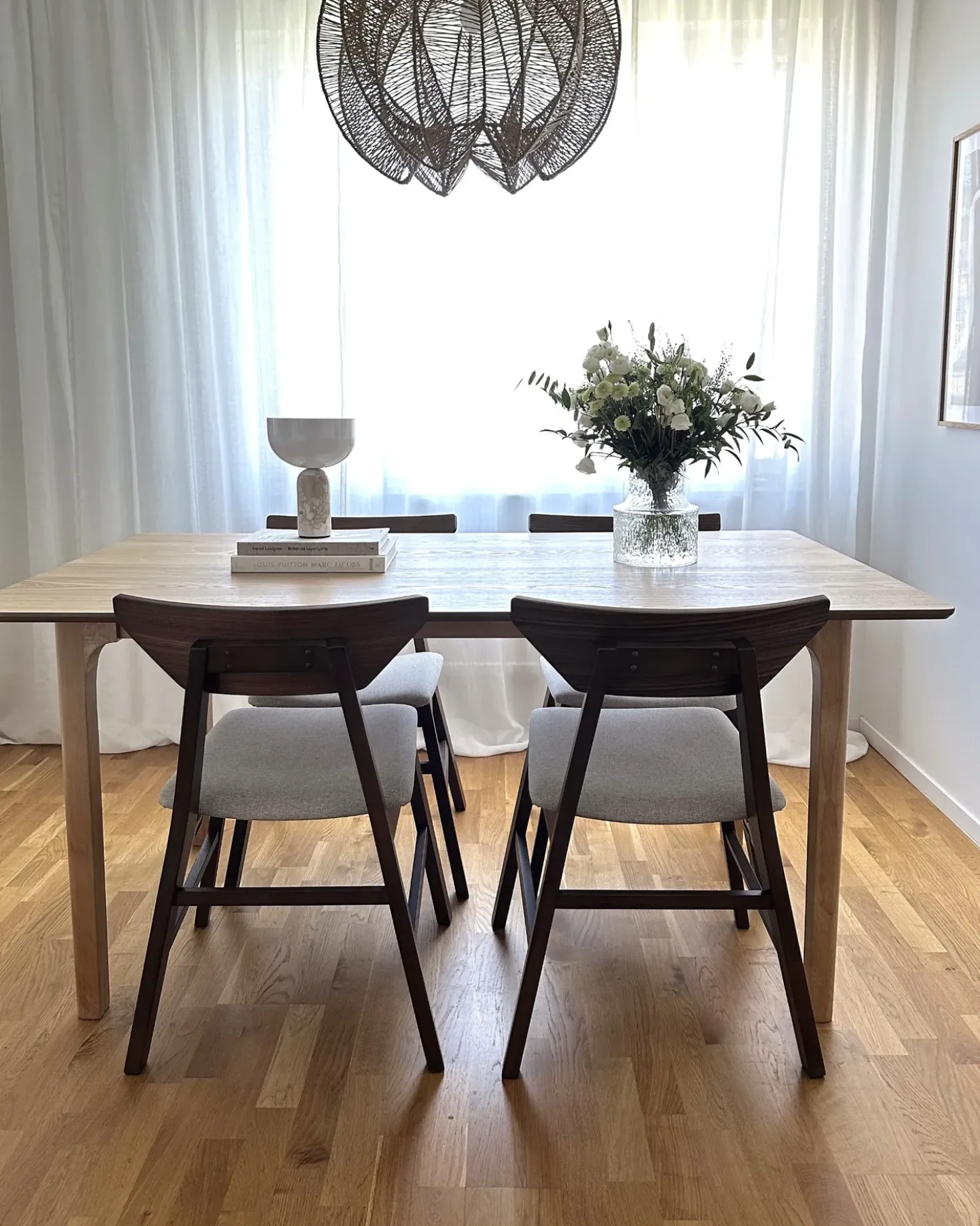 Set di 2 sedie da pranzo HOPKINS Legno Marrone scuro