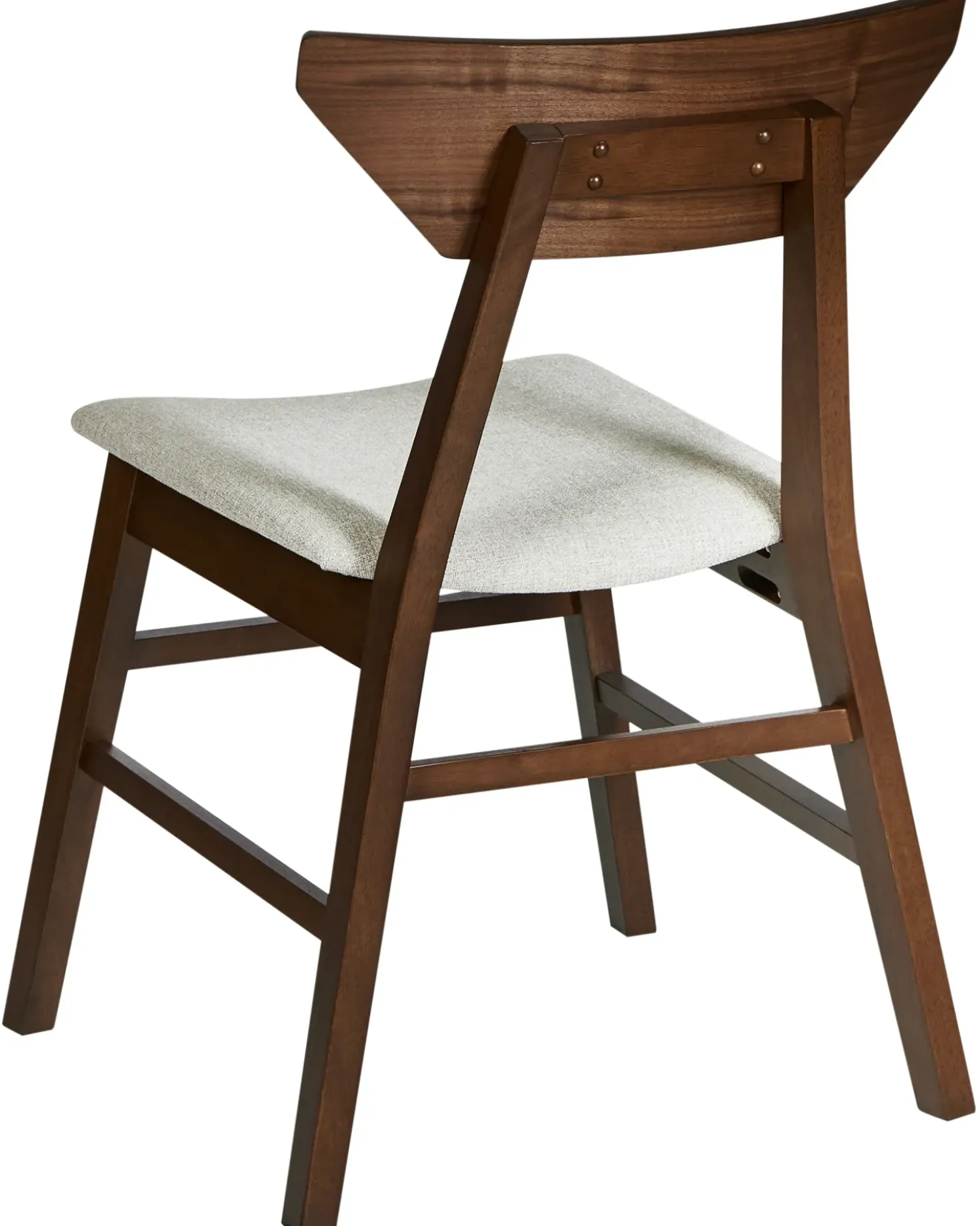 Set di 2 sedie da pranzo HOPKINS Legno Marrone scuro