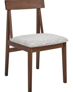 Set di 2 sedie da pranzo ISLE Legno Marrone/Grigio