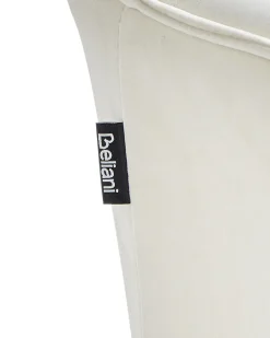 Set di 2 sedie da pranzo JASMIN Velluto Beige chiaro