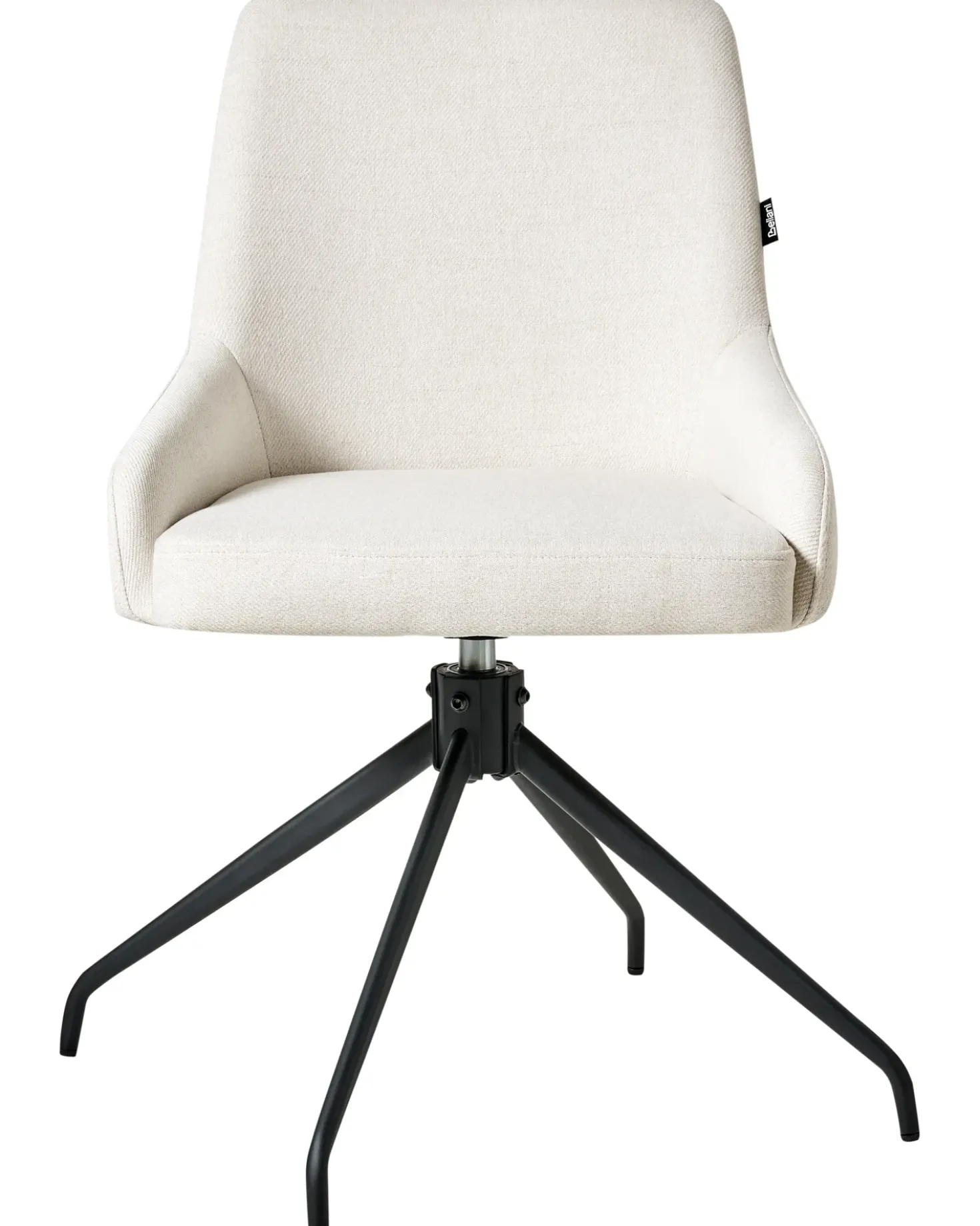 Set di 2 sedie da pranzo JENNER Tessuto Bianco sporco
