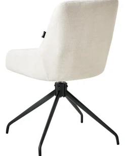 Set di 2 sedie da pranzo JENNER Tessuto Bianco sporco