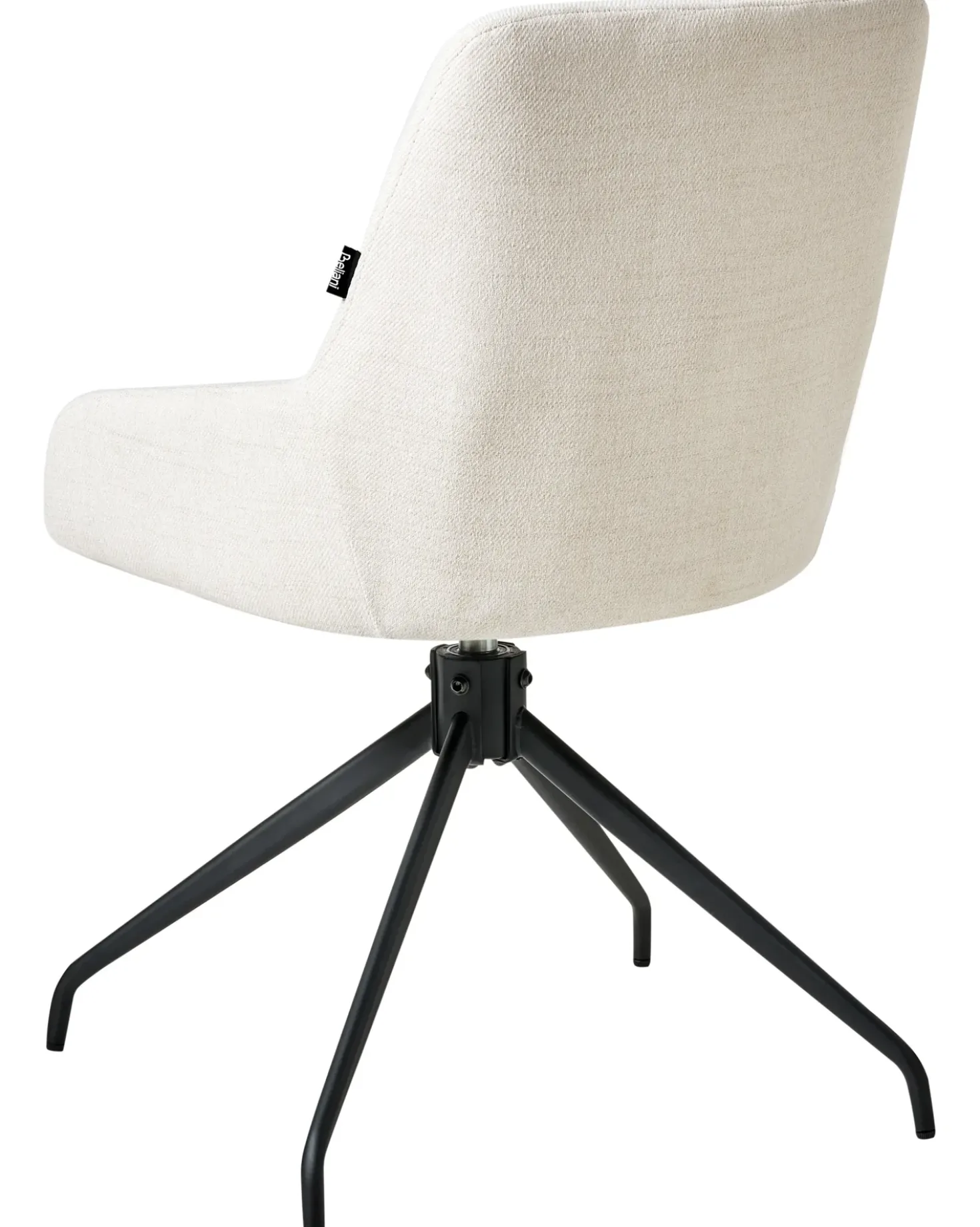 Set di 2 sedie da pranzo JENNER Tessuto Bianco sporco