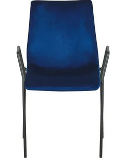 Set di 2 sedie da pranzo JEFFERSON Velluto Blu scuro