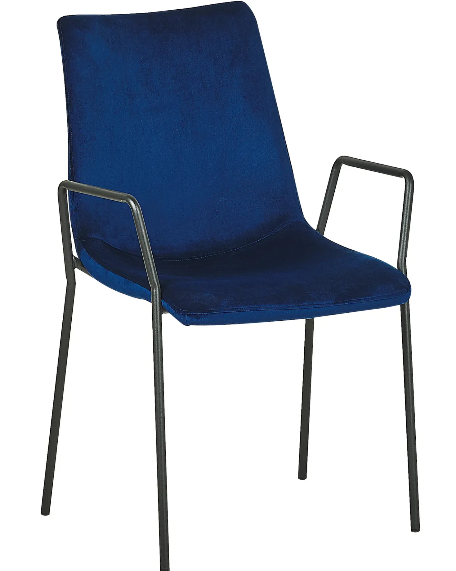 Set di 2 sedie da pranzo JEFFERSON Velluto Blu scuro