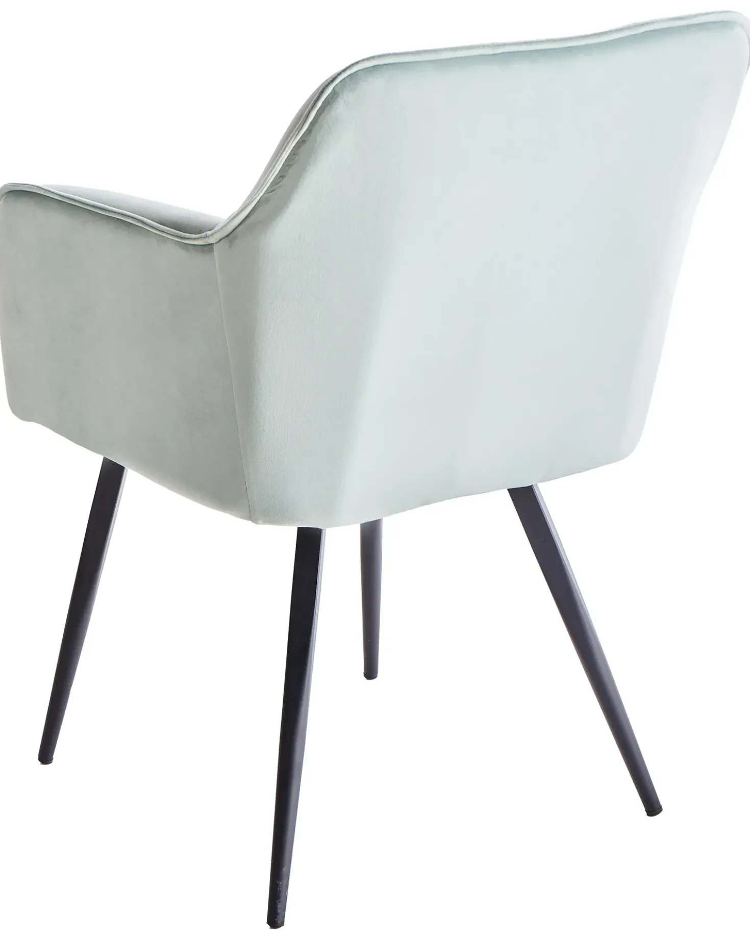 Set di 2 sedie da pranzo JASMIN Velluto Verde menta