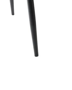 Set di 4 sedie da pranzo KALISPELL Velluto Nero