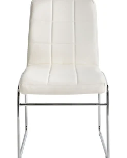 Set di 2 sedie da pranzo KIRON Pelle sintetica Bianco