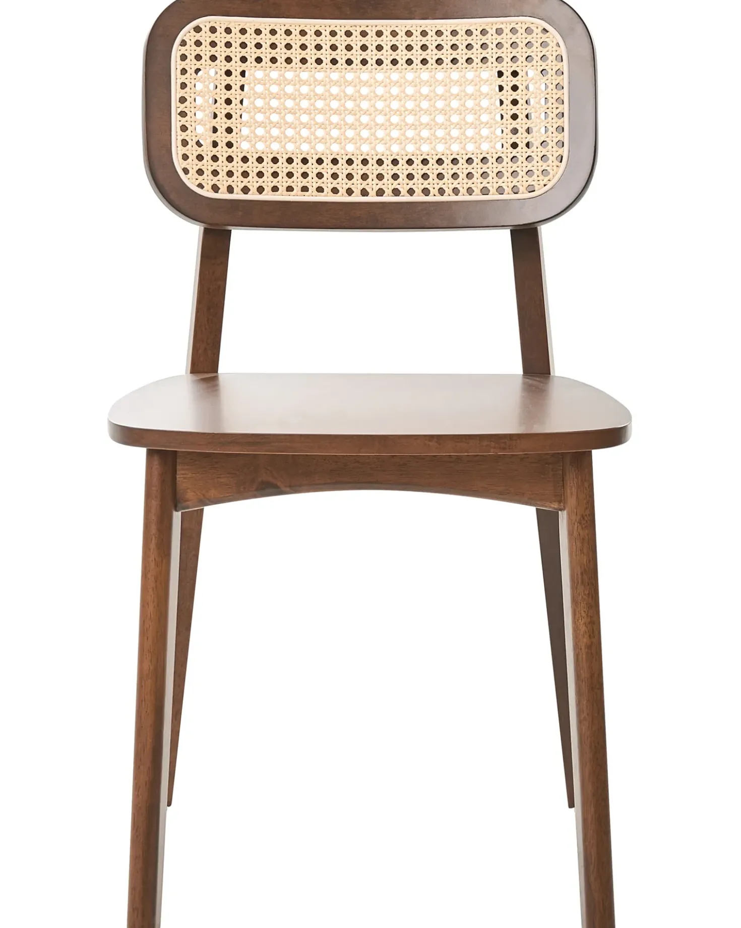 Set di 2 sedie da pranzo KENO Legno Marrone chiaro/Marrone
