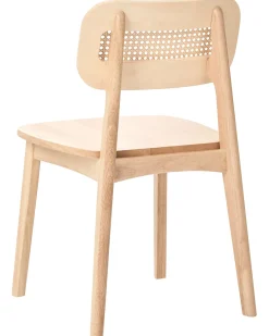 Set di 2 sedie da pranzo KENO Legno Marrone chiaro
