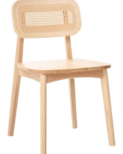 Set di 2 sedie da pranzo KENO Legno Marrone chiaro