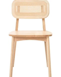 Set di 2 sedie da pranzo KENO Legno Marrone chiaro
