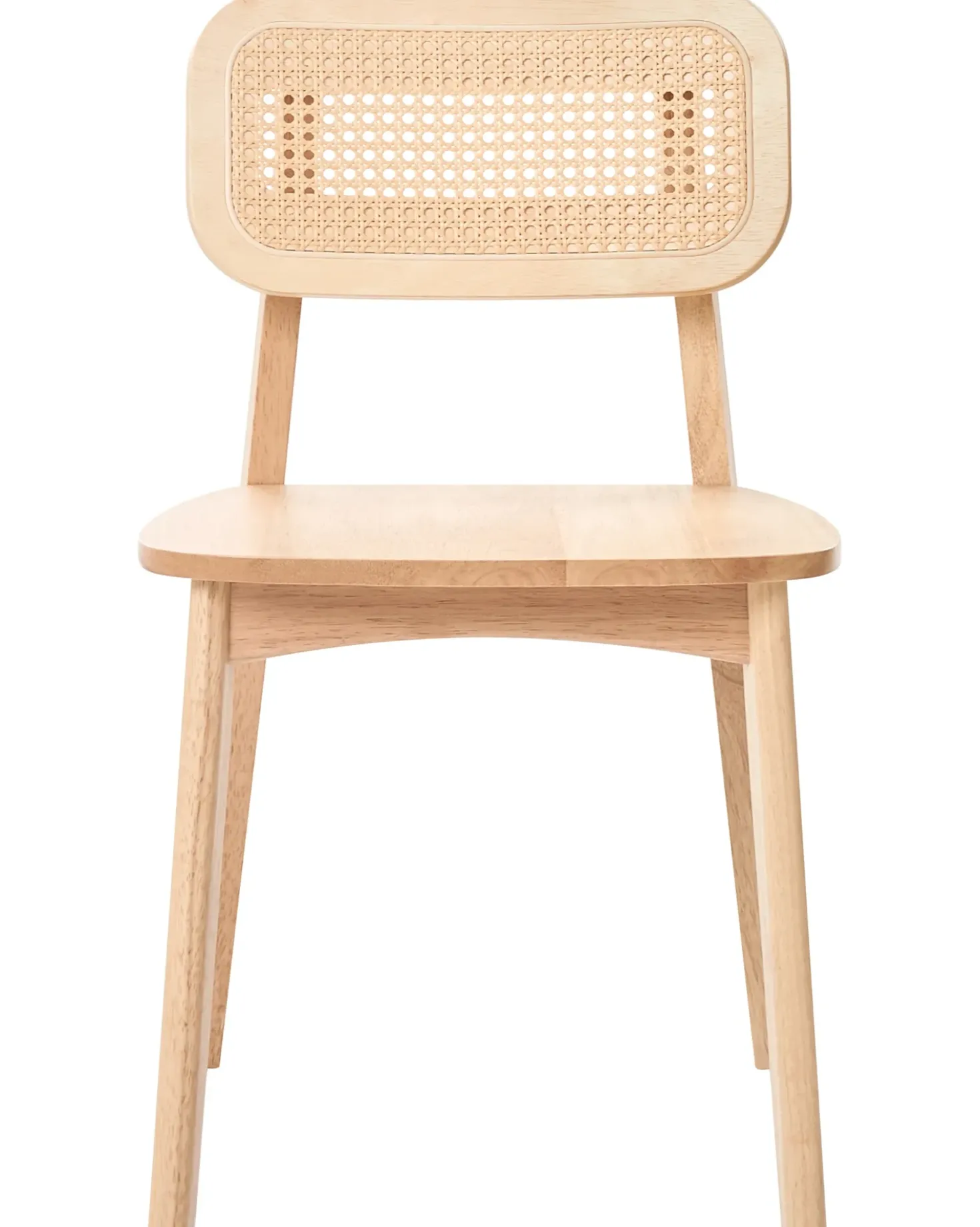 Set di 2 sedie da pranzo KENO Legno Marrone chiaro