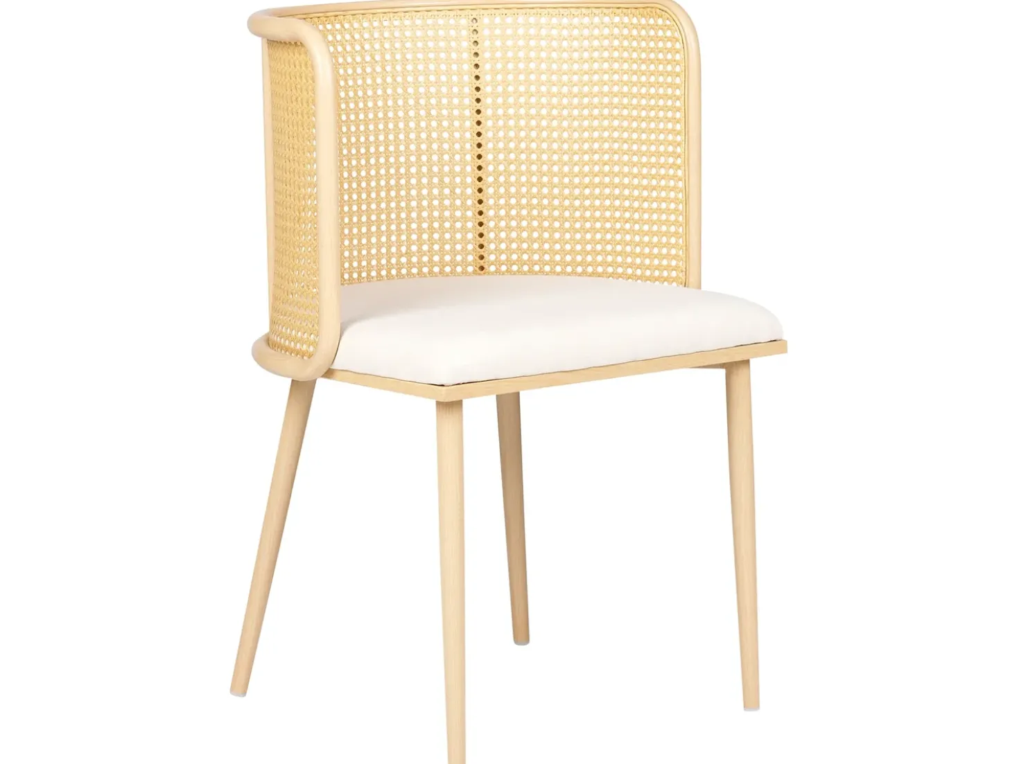 Set di 2 sedie da pranzo KOBUK Metallo Marrone chiaro