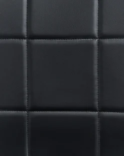 Set di 2 sedie da pranzo KIRON Pelle sintetica Nero
