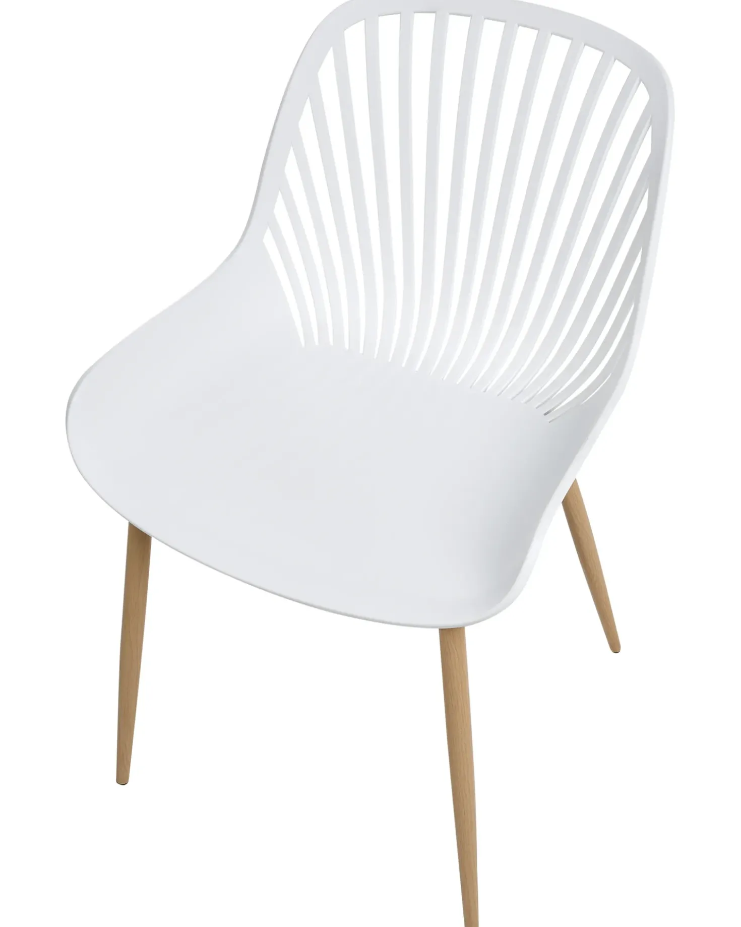 Set di 4 sedie da pranzo KLEVE Bianco