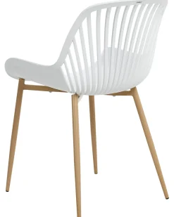 Set di 4 sedie da pranzo KLEVE Bianco