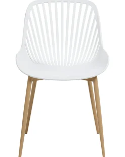 Set di 4 sedie da pranzo KLEVE Bianco
