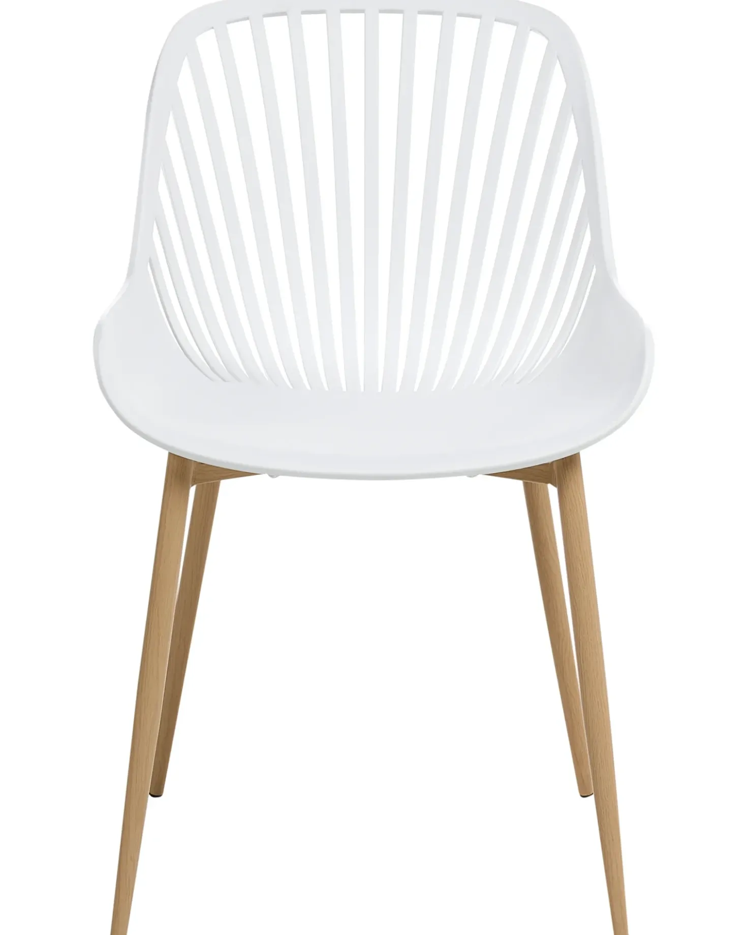 Set di 4 sedie da pranzo KLEVE Bianco