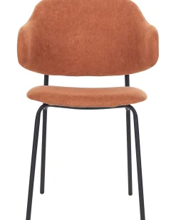 Set di 2 sedie da pranzo KENAI Tessuto Arancione