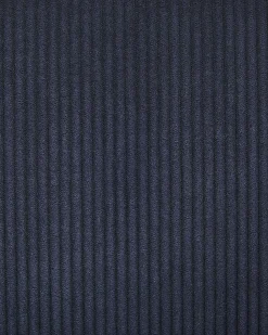 Set di 2 sedie da pranzo LOVERNA Velluto a coste Blu scuro