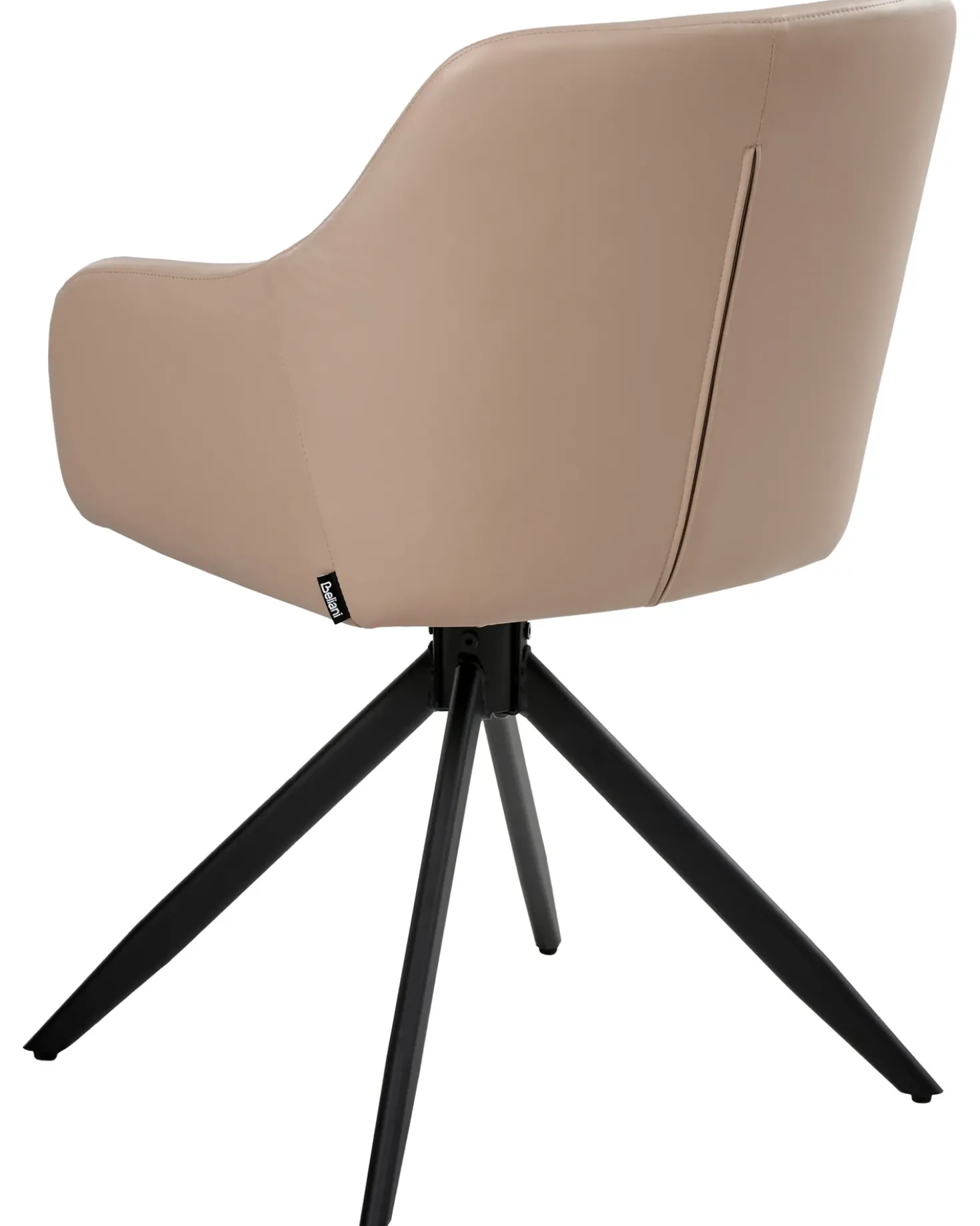 Set di 2 sedie da pranzo LIKELY Pelle sintetica Beige sabbia