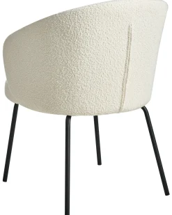 Set di 2 sedie da pranzo LUDDEN Bouclé Beige chiaro