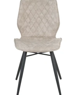 Set di 2 sedie da pranzo LISLE Tessuto Beige
