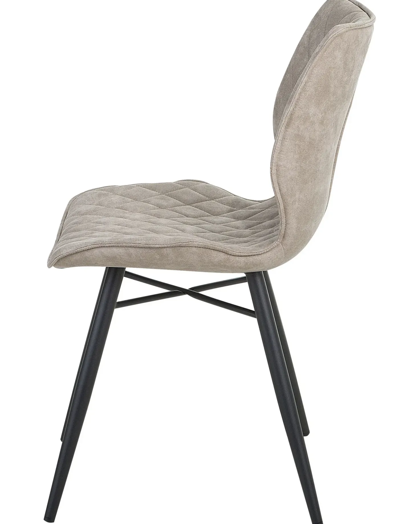 Set di 2 sedie da pranzo LISLE Tessuto Beige