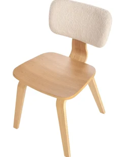 Set di 2 sedie da pranzo LUCINDA Legno Marrone chiaro