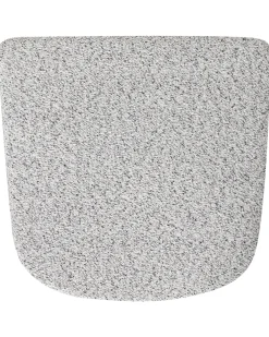Set di 2 sedie da pranzo LITHIA Tessuto Nero/Bianco